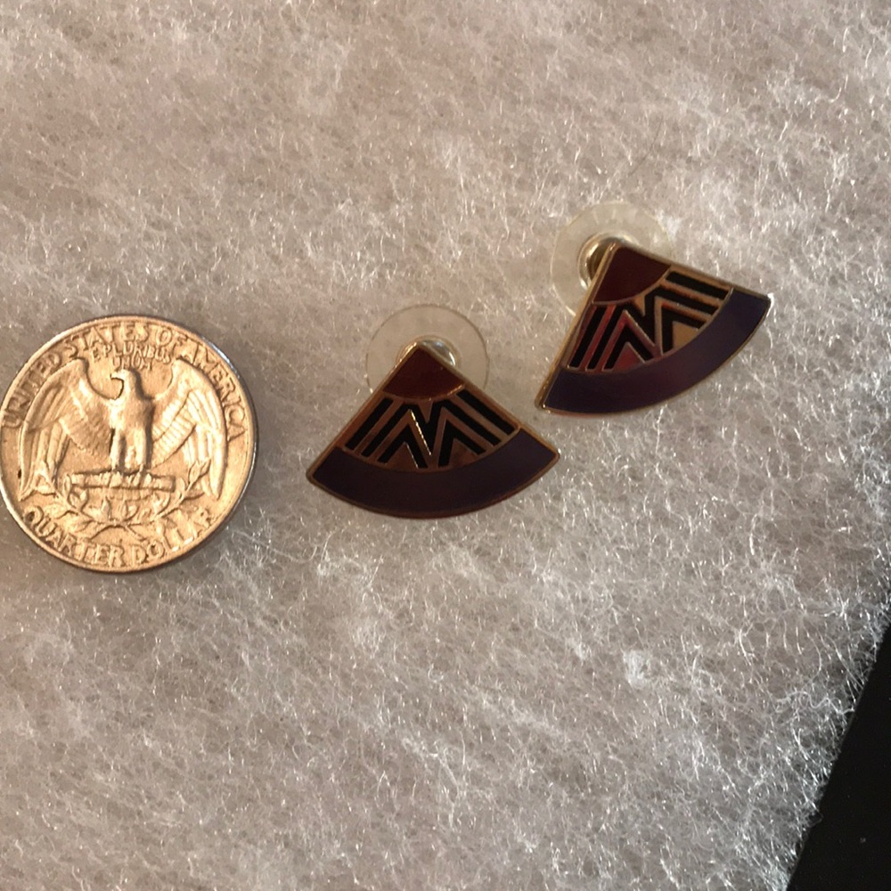 Vintage Laurel Burch signed-earrings - Picture 2 of 4